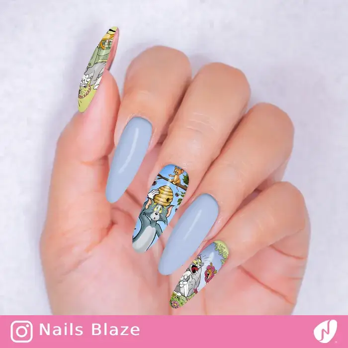 Tom and Jerry | Cartoon Nails - NB141